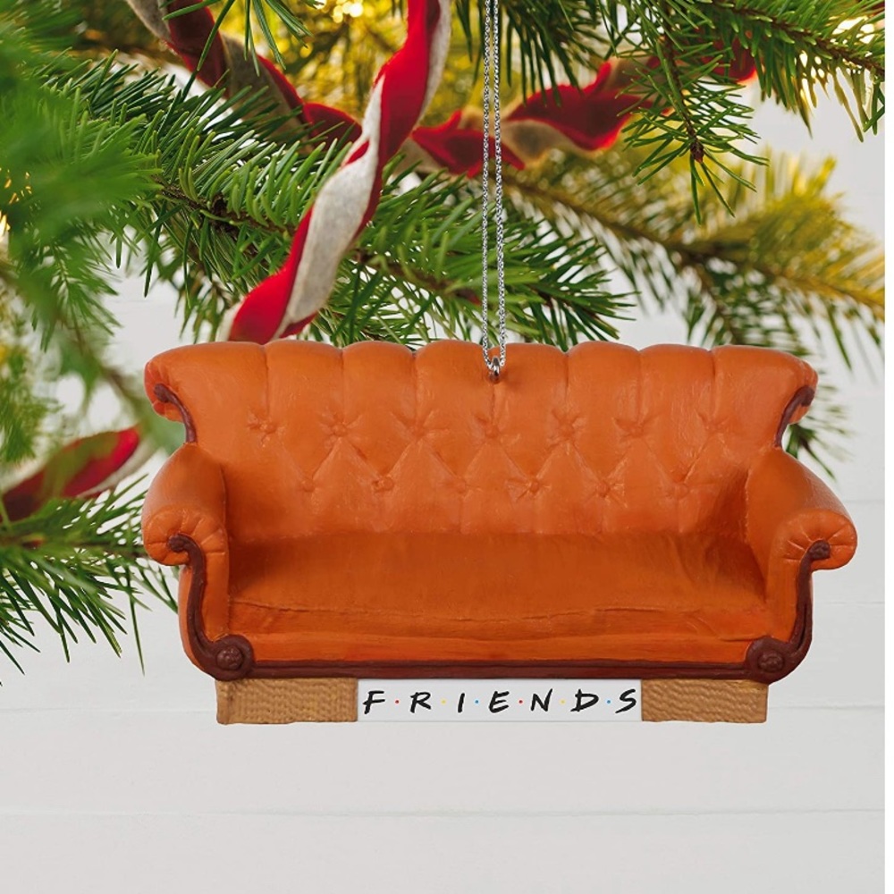 RARE FRIENDS couch hallmark Christmas ornament
